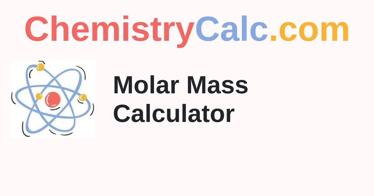 Molar Mass of Gas Calculator