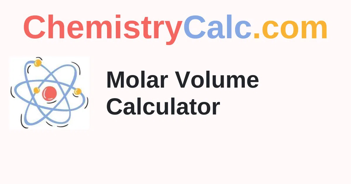 Molar Volume Calculator
