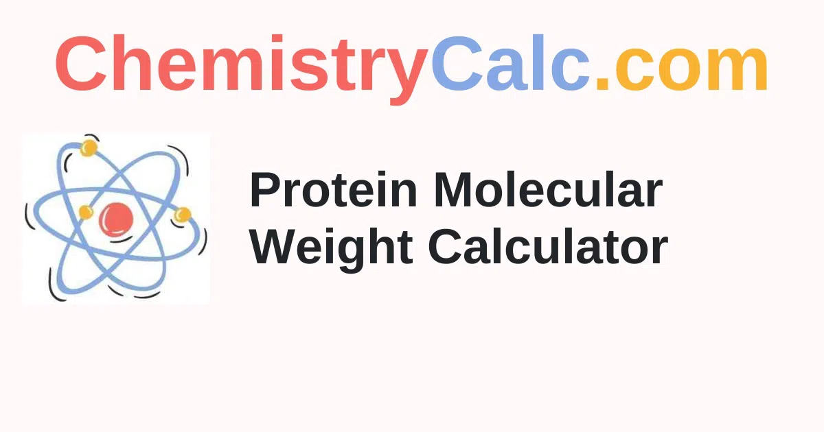 Protein Molecular Weight Calculator