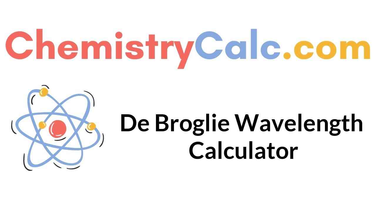 de-broglie-wavelength-calculator