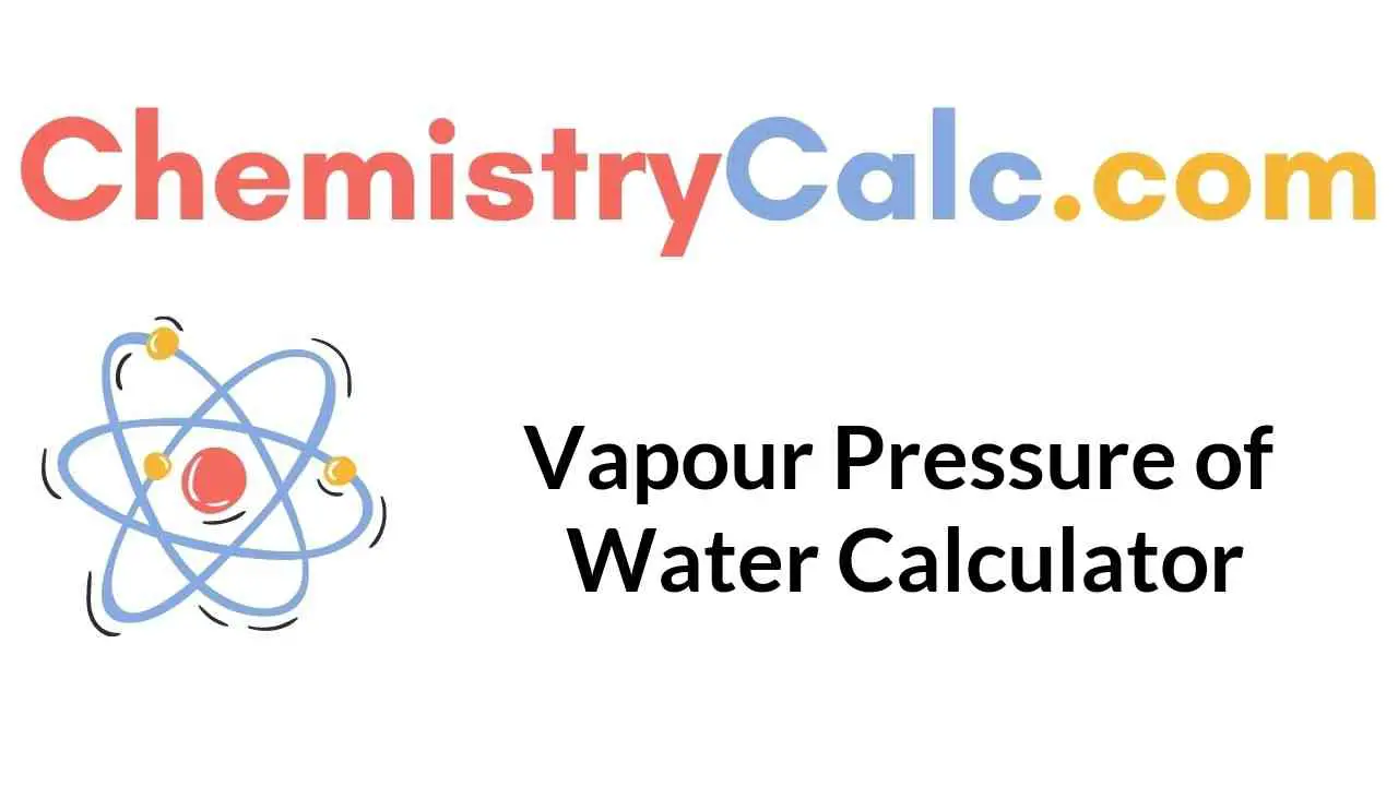 vapour-pressure-of-water-calculator